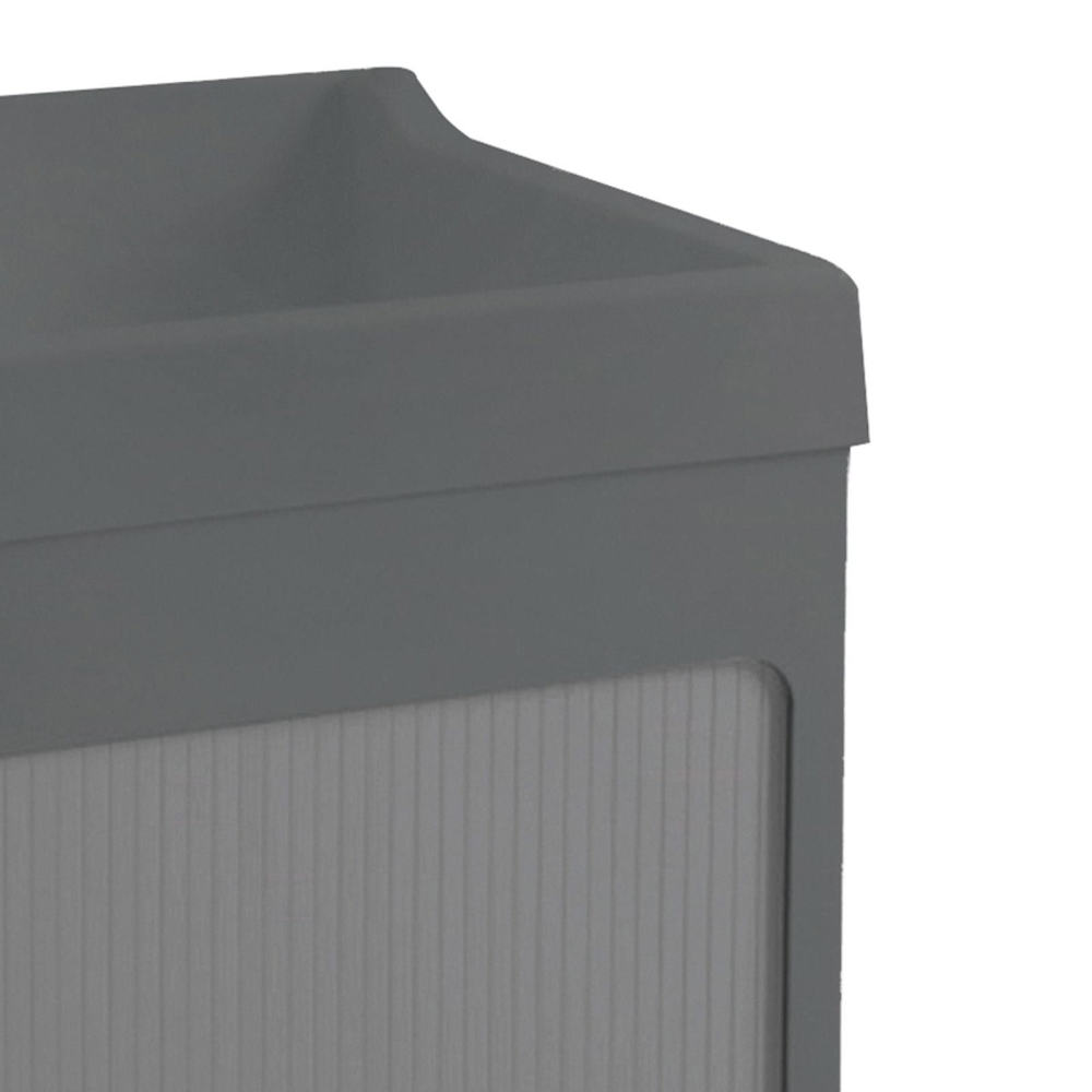 Lavatoio con coprilavatrice 73x67x109h cm con vasca Lavacril ON Colavene grigioCOLAVENE