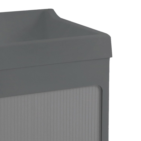 Lavatoio con coprilavatrice 73x67x109h cm con vasca Lavacril ON Colavene grigioCOLAVENE