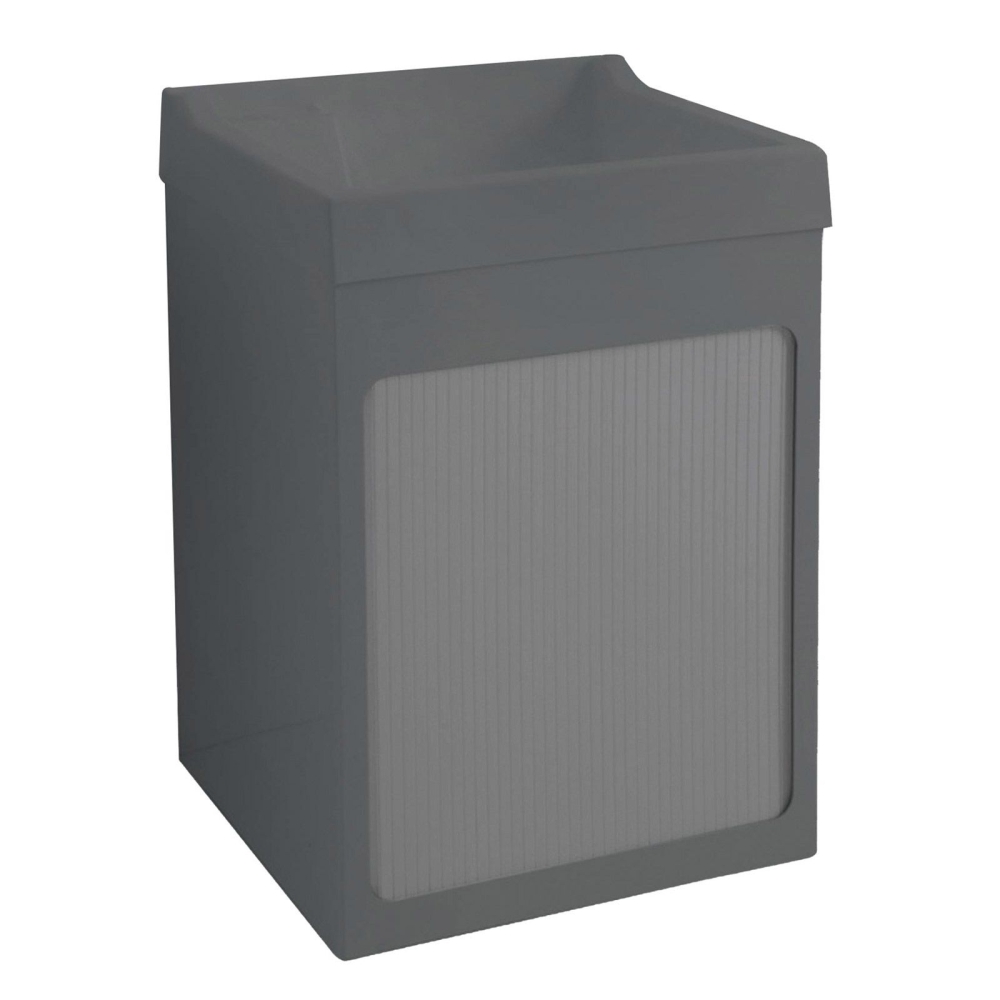 Lavatoio con coprilavatrice 73x67x109h cm con vasca Lavacril ON Colavene grigioCOLAVENE