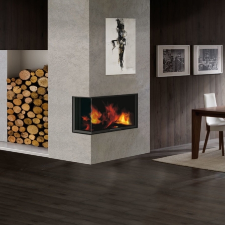 Camino a legna IC Tekno 2 DX Italiana Camini 809380 V/NEDILKAMIN