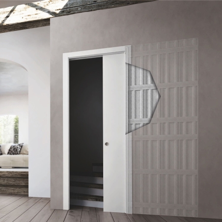 Controtelaio Scrigno per muratura da 105mm - Anta unica - Linea Maestro Platinum -2