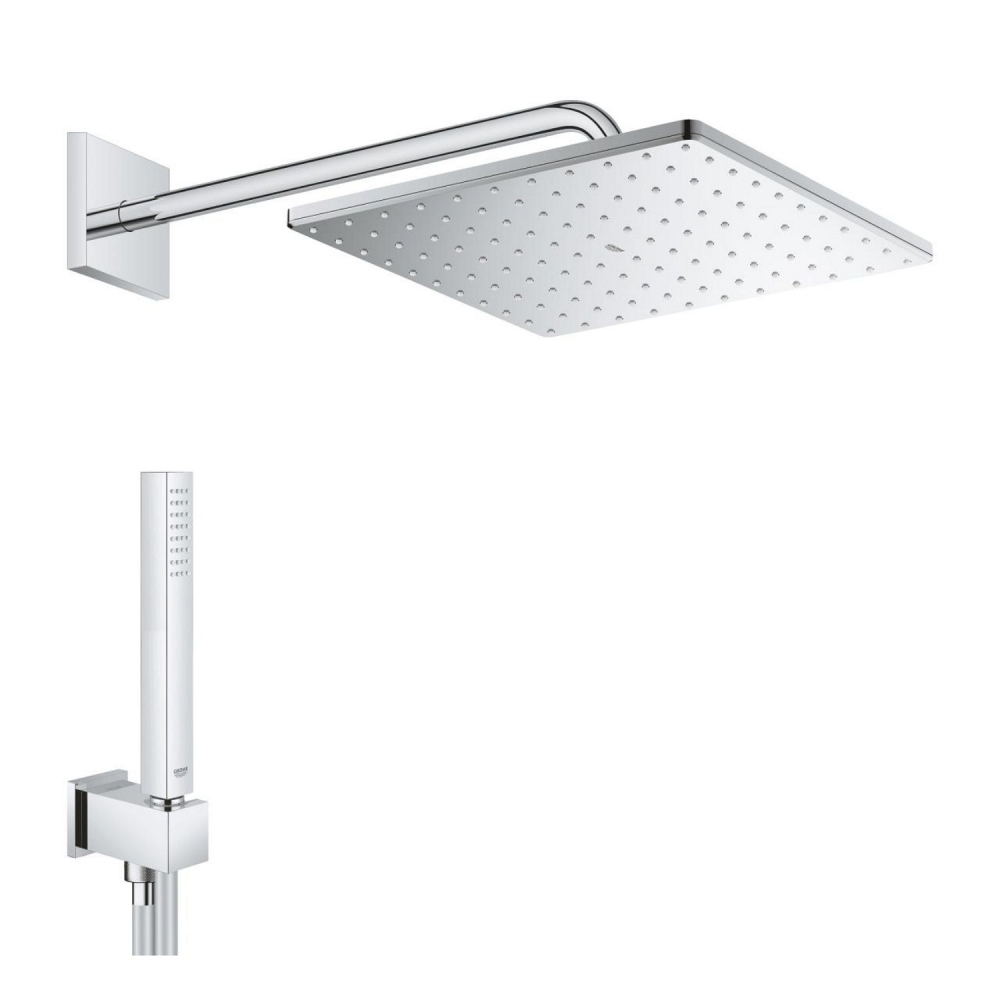 Set doccia Rainshower cube soff 31x31 + doccino Grohe -4