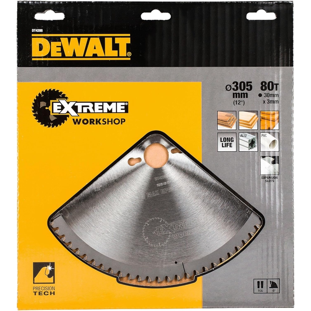 Disco alluminio e plastica 305 mm DT4288 Extreme DeWalt -3