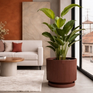 Vaso in polietilene Marrone Vertigo - Monacis -1