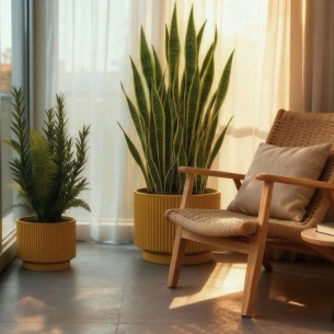 Vaso in polietilene Giallo Senape Vertigo - Monacis -1