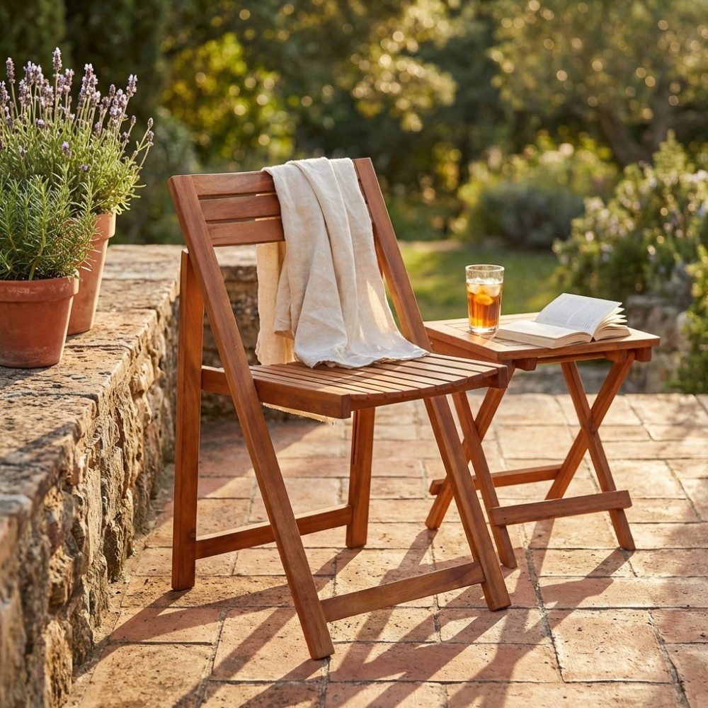 Sedia in legno richiudibile salvaspazio - BirraEDENYA