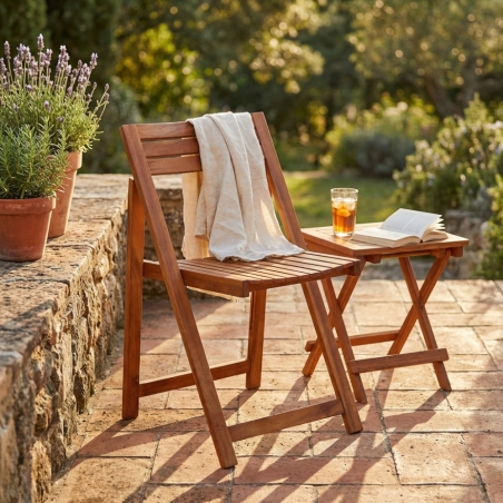 Sedia in legno richiudibile salvaspazio - BirraEDENYA