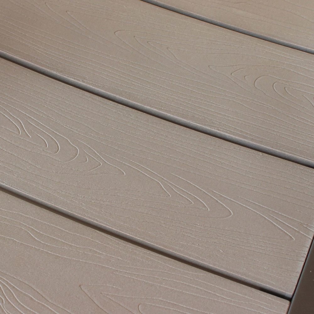 Sedia impilabile in alluminio taupe da esterno CerviaEDENYA