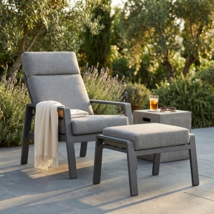 Poggiapiedi Antracite 65x56x41cm - GiacartaEDENYA