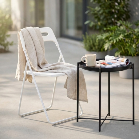 copy of Sedia in polipropilene impilabile antracite - HARMONIEEDENYA