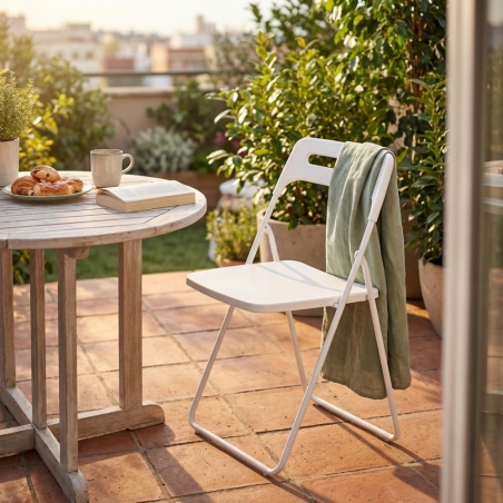 copy of Sedia in polipropilene impilabile antracite - HARMONIEEDENYA