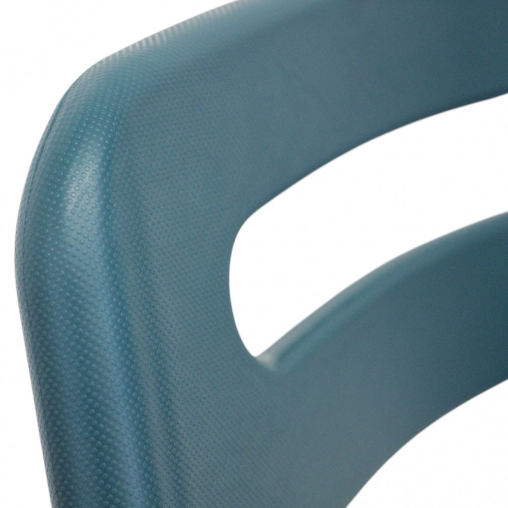 Sedia pieghevole in polipropilene verde petrolio - ELISABETHEDENYA