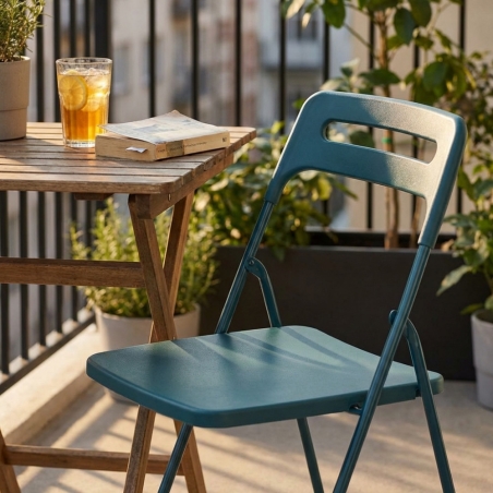 copy of Sedia in polipropilene impilabile antracite - HARMONIEEDENYA