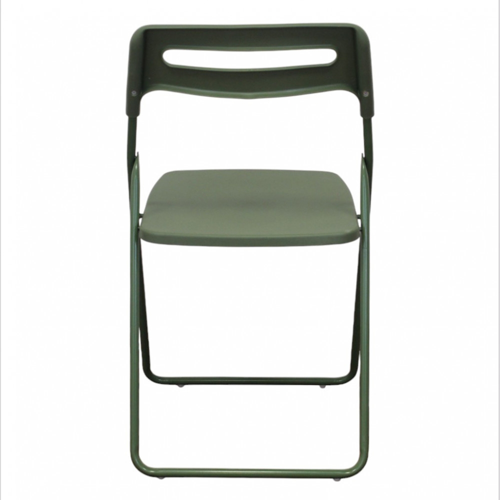 Sedia pieghevole in polipropilene verde - ELISABETHEDENYA