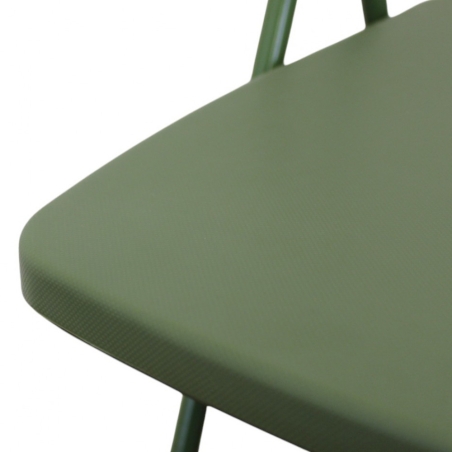 Sedia pieghevole in polipropilene verde - ELISABETHEDENYA