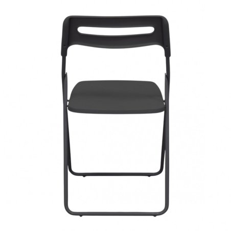 Sedia pieghevole in polipropilene antracite - ELISABETHEDENYA