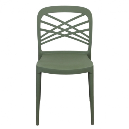 copy of Sedia in polipropilene impilabile antracite - HARMONIEEDENYA