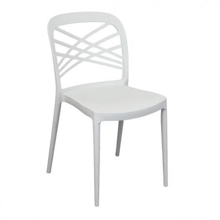 copy of Sedia in polipropilene impilabile antracite - HARMONIEEDENYA