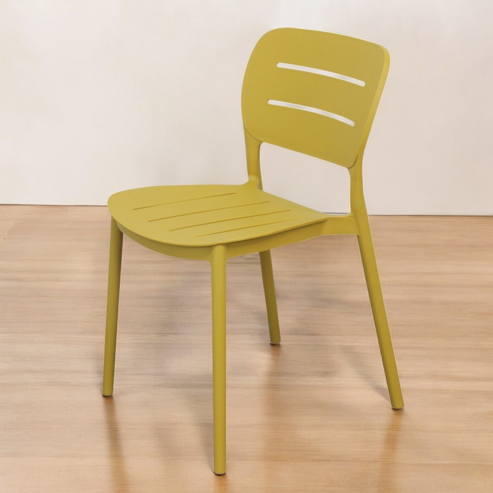 copy of Sedia in polipropilene impilabile antracite - HARMONIEEDENYA