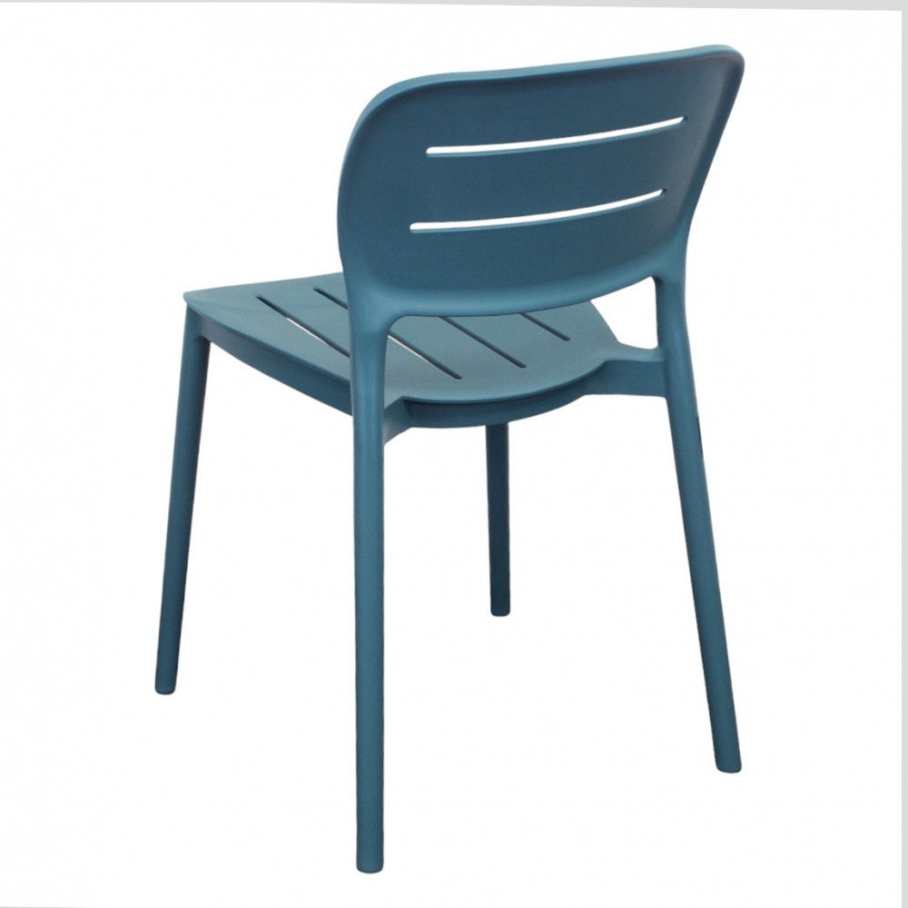 Sedia impilabile in polipropilene verde petrolio - GISELLEEDENYA