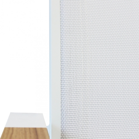 Poltrona per esterno con braccioli in alluminio bianco impilabile - BROOKLYN -5