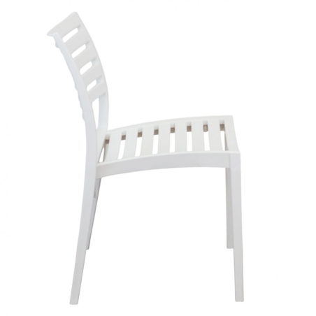 copy of Poltrona da giardino in allumino bianco e tessuto con braccioli - STAMFORDEDENYA