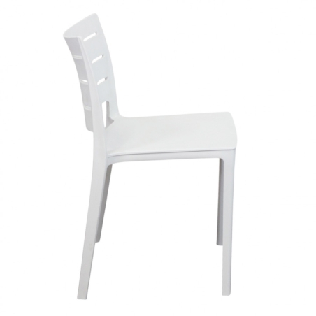 copy of Poltrona da giardino in allumino bianco e tessuto con braccioli - STAMFORDEDENYA