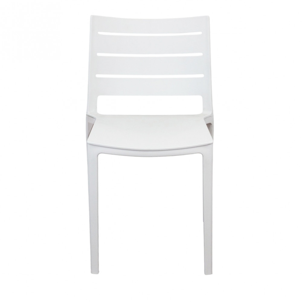 copy of Poltrona da giardino in allumino bianco e tessuto con braccioli - STAMFORDEDENYA