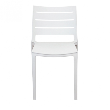 copy of Poltrona da giardino in allumino bianco e tessuto con braccioli - STAMFORDEDENYA