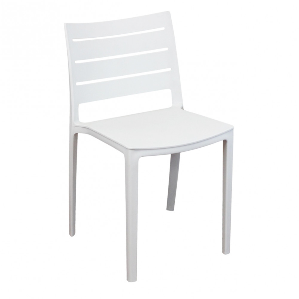 copy of Poltrona da giardino in allumino bianco e tessuto con braccioli - STAMFORDEDENYA