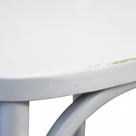 Sedia in legno di olmo con finitura anticata bianco - PollyEDENYA