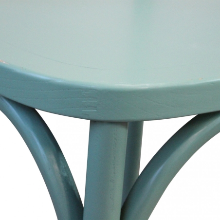 Sedia in legno di olmo con finitura anticata verde - PollyEDENYA