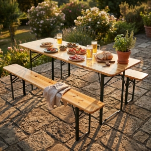 Set pranzo stile birreria...