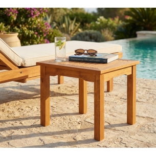 Tavolino 50x50 - MarroneEDENYA