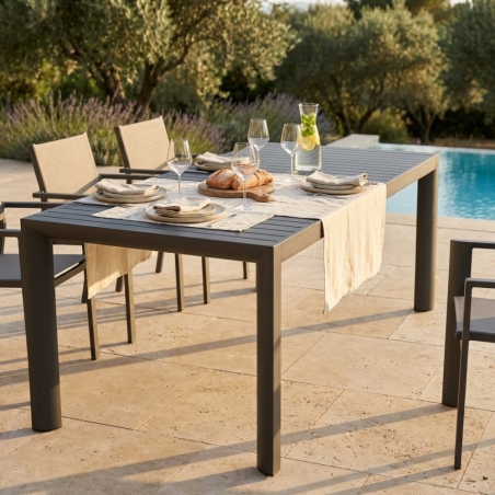 Tavolo Houston 225/300x100 - AntraciteEDENYA