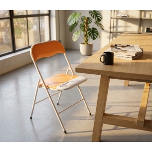 SEDIA PIEGHEVOLE SLIM ARANCIO COLOR 157EDENYA