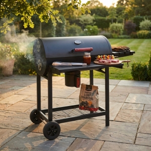 Barbecue con ruote a carbonella 113x70x97,5h cm - TennesseeEDENYA
