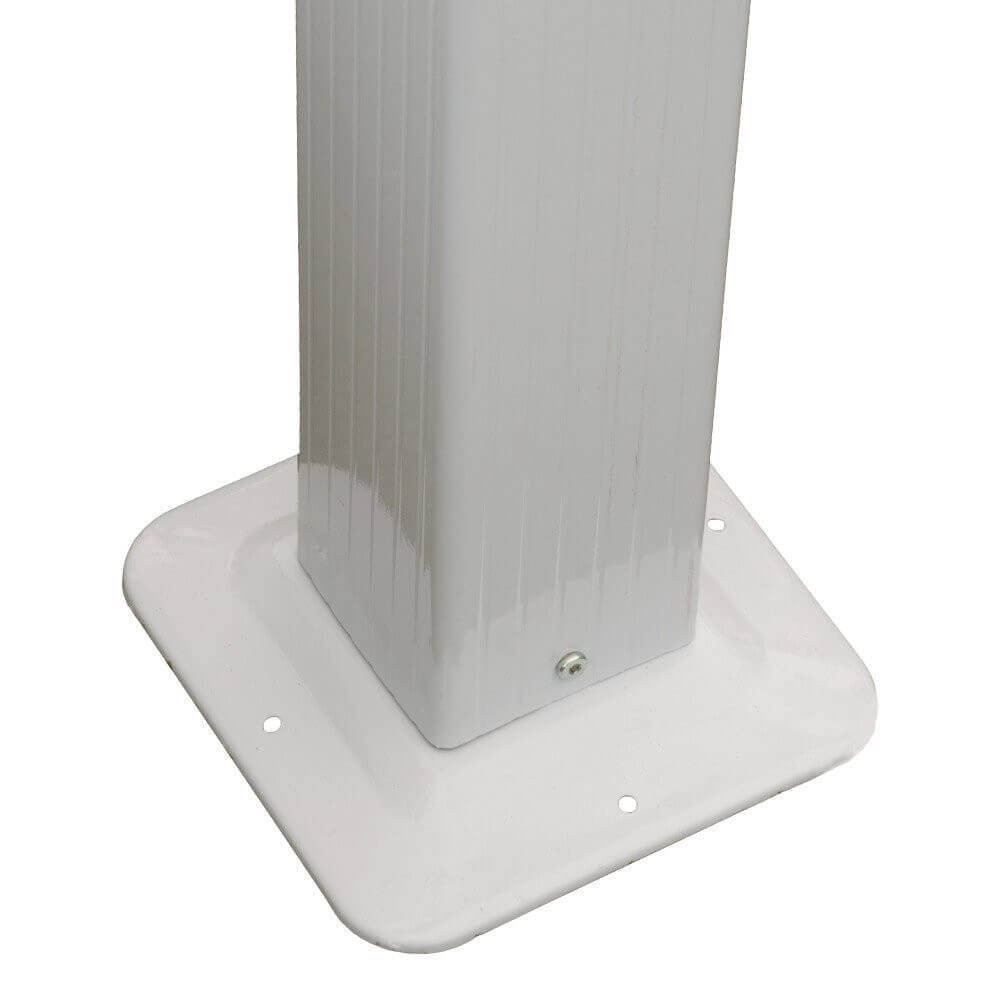 Gazebo 4x4 metri Bianco con telo bianco 240h - AstoriaEDENYA