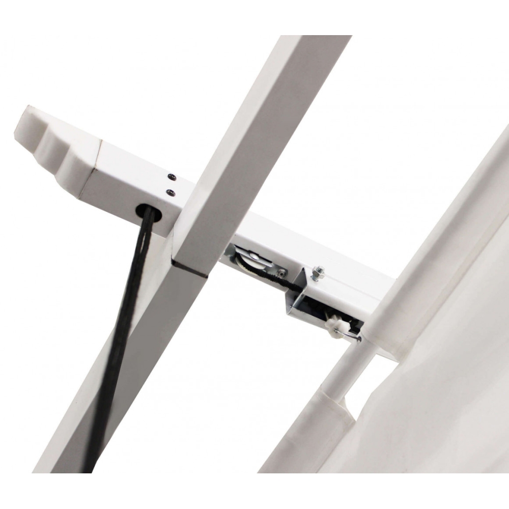 Gazebo 4x4 metri Bianco con telo bianco 240h - AstoriaEDENYA