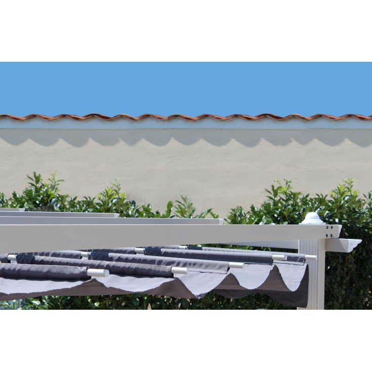 copy of Gazebo Astoria 3 X 3 Tortora Telo Grigio -10