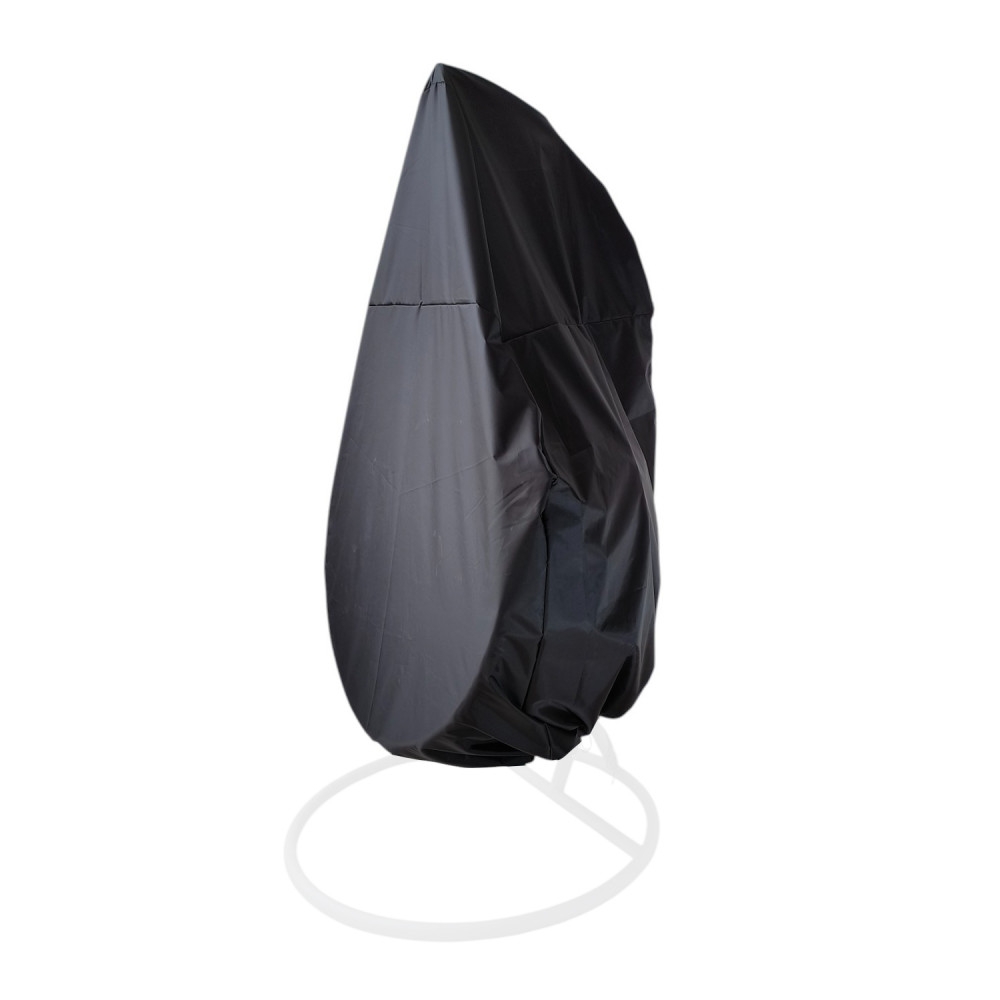 Telo di copertura per dondolo in poliestere nero 190x115EDENYA