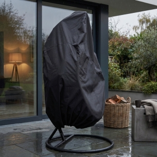 Telo di copertura per dondolo in poliestere nero 190x115EDENYA