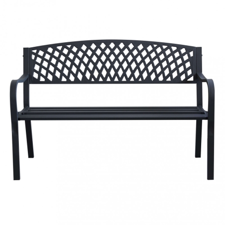 Panchina da giardino in metallo 128x56x85h  per 2 persone - MONTREALEDENYA