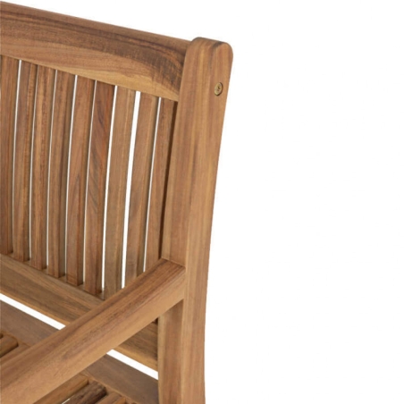 Panchina in legno di Acacia massiccio 120x62x88 h - 2 personeEDENYA