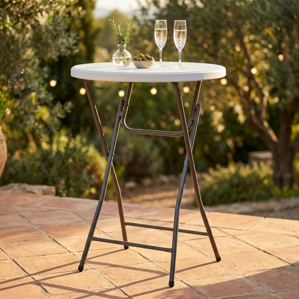 Tavolo rotondo catering pieghevole 60cmEDENYA
