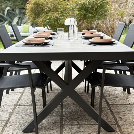 Tavolo Mackay 200x100 - AntraciteEDENYA