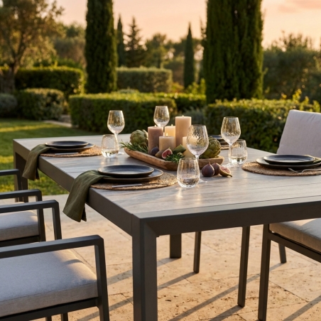 Tavolo Portland 175/235x100 - AntraciteEDENYA