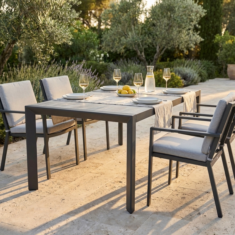 Tavolo Portland 175/235x100 - AntraciteEDENYA