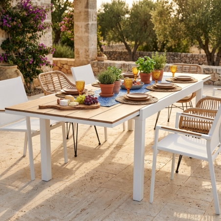 Tavolo Cayman 200/300x95 - BiancoEDENYA