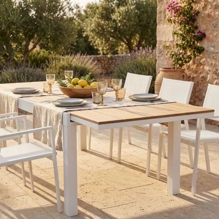 Tavolo Cayman 200/300x95 - BiancoEDENYA